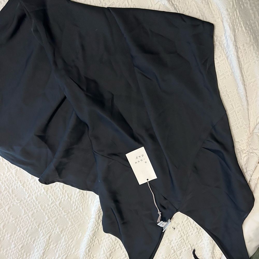 Target “A New Day” Black slip midi Dress